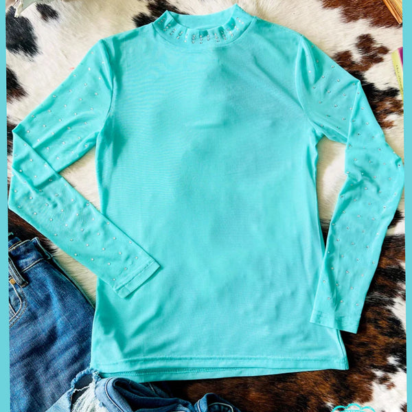 You’re a Gem Top (Turquoise)