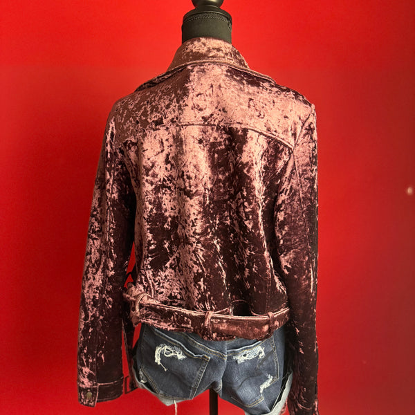 Crushed Velvet Jacket (1X)