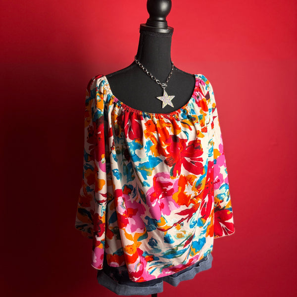 Floral Top (1X)