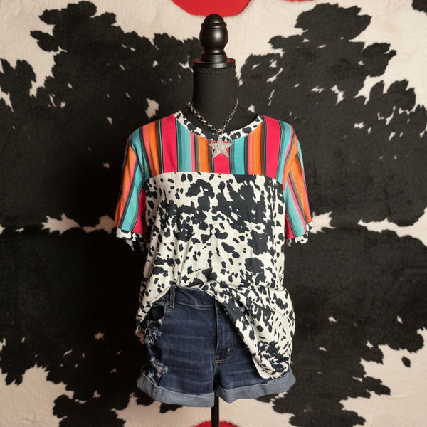 Cowprint Tee (XL)