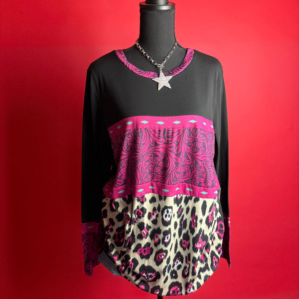 Crazy Train Magenta Top (XL)