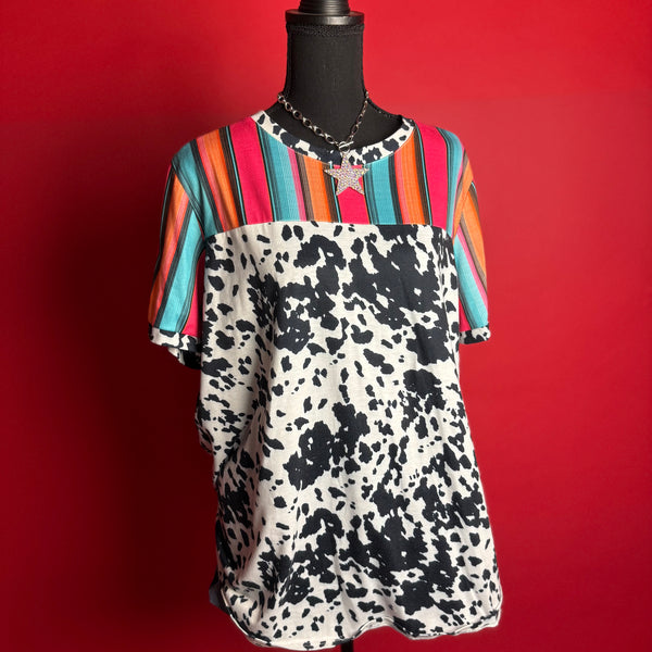 Cowprint Tee (XL)