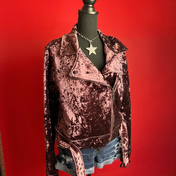 Crushed Velvet Jacket (1X)
