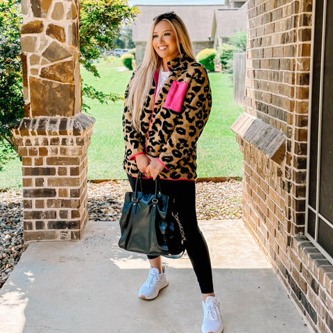 Leopard Pink Jacket