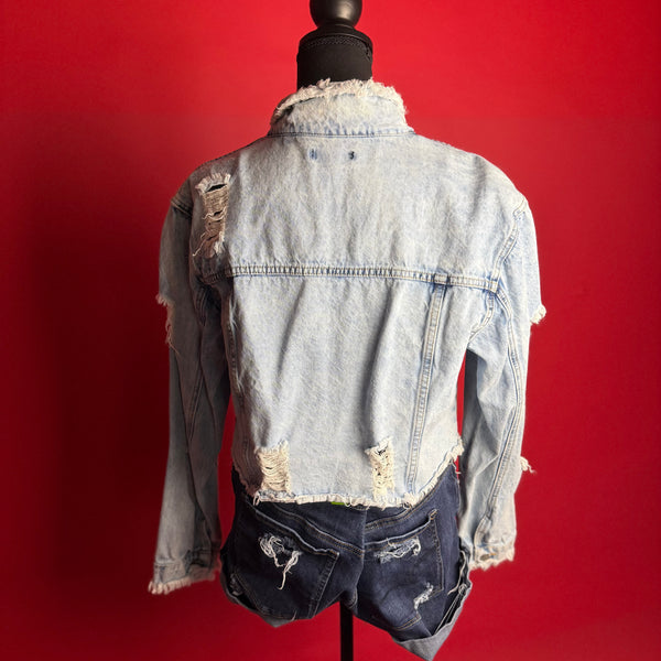 Cropped Jean Jacket (XL)