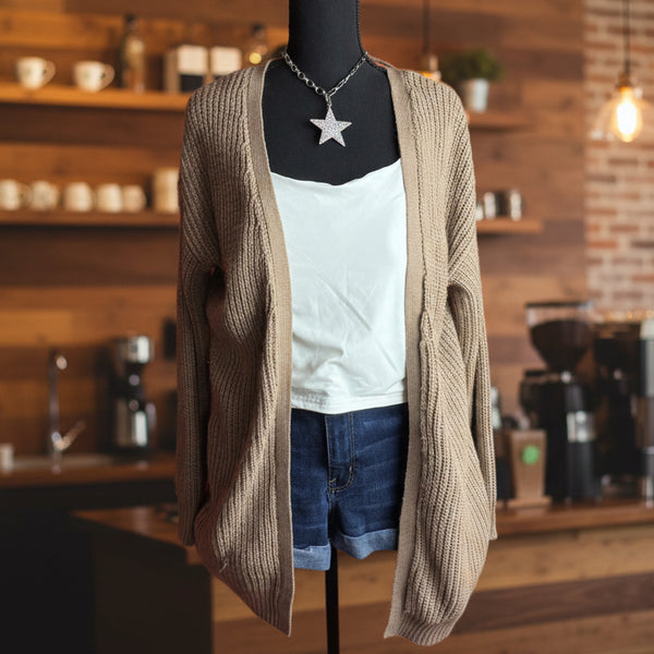 Dark Beige Cardigan (XL)