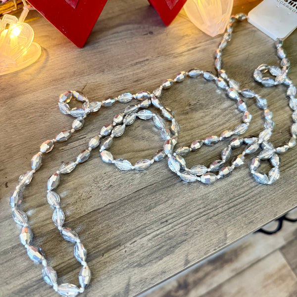 Silver Beaded Necklace