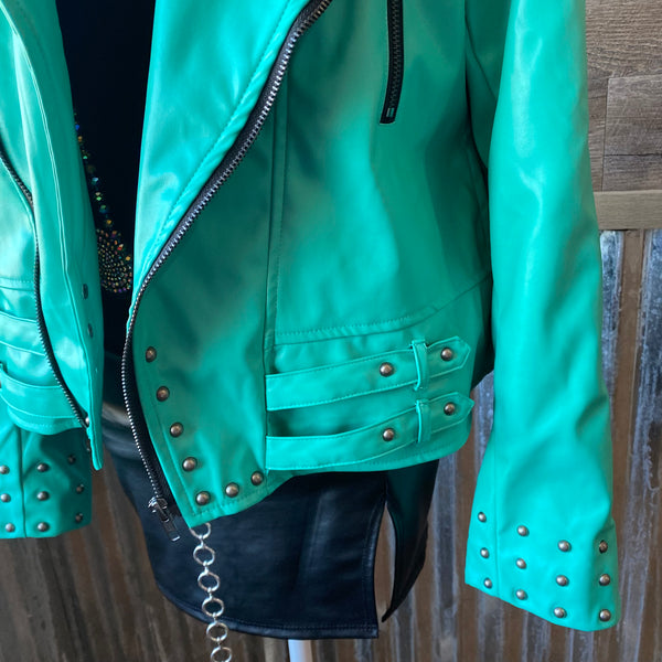 Camaro Studded Leather Jacket