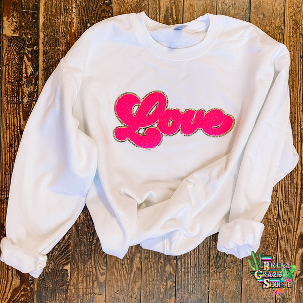 White Love Sweater